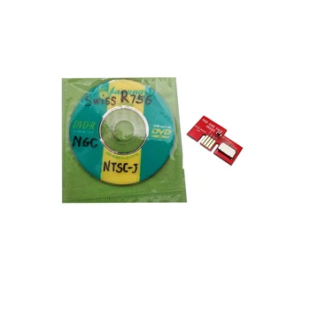 10 комплектов Швейцарских Загрузочных Дисков Mini DVD NTSC pal Micro SD Card Adapter TF Card Reader для NGC Адаптера SD2SP2 С Поддержкой Последовательного Порта Изображение