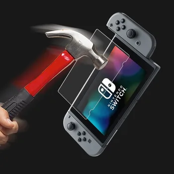 100 шт./Защитное стекло для Nintendo Switch Протектор экрана из закаленного стекла для Nintendos Switch Oled Lite NS Аксессуары Пленка Изображение