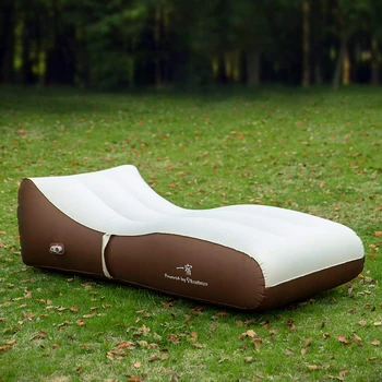 2023 Новая автоматическая надувная кровать для одного человека с перерывом на обед кровать на воздушной подушке для кемпинга на открытом воздухе портативный складной матрас PS1 Изображение