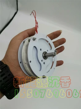35 Вт Мини-Дисковый генератор Без сердечника Трехфазный Бесщеточный генератор с постоянным магнитом Diy Изображение