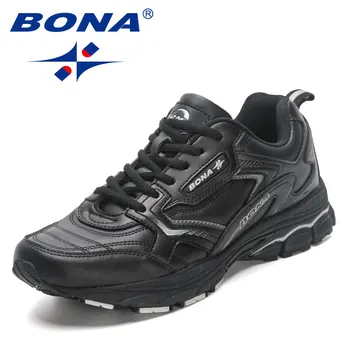 BONA 2023 Новые дизайнерские модные кроссовки для бега, Мужская спортивная обувь для прогулок, Кроссовки, Мужская противоскользящая обувь для бега трусцой Mansculino Изображение