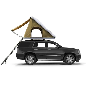 CRT014 Кемпинг Автоматический Грузовик На крыше С жесткой оболочкой, палатка на крыше, 4 Человека, Самодвижущийся автомобиль, палатка на крыше Изображение