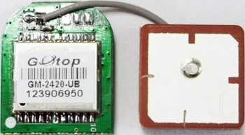 JINYUSHI ДЛЯ GPS-модуля Gotop 24 * 20 ММ GPS-модуль GM-2420-UB + Активная антенна, используемая в навигационном оборудовании с интерфейсом PCIE Изображение