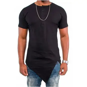 MRMT 2023, Фирменная новинка, мужская популярная однотонная универсальная футболка Неправильной формы с короткими рукавами в стиле Хип-Хоп, модная Повседневная Мужская Изображение