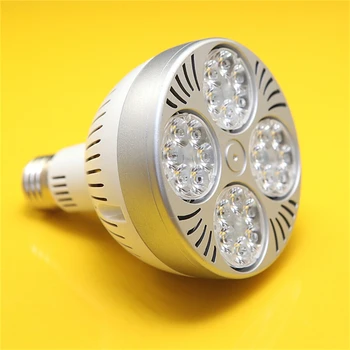 PAR30 светодиодная лампа E27 spotlight 35 Вт лампа 3200LM 15/25/45/80 градусов E27 лампа белая OSRAM чип cool активное охлаждение оптовые продажи Изображение
