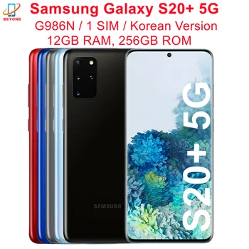 Samsung Galaxy S20 Plus S20 + 5G G986N 256 ГБ ПЗУ 12 ГБ ОЗУ Snaspdragon 6,7 