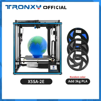 TRONXY X5SA 2E 2 В 1 автоматическое выравнивание FDM 3d принтер 300*300*400 мм Большой размер печати Высокоточный комплект для быстрой сборки 3D принтера Изображение