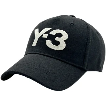 Yohji Yamamoto Y-3 Мужские Бейсболки 2023 Летние Y3 С Жестким Верхом, Вышитым Большим Логотипом, Уличный Солнцезащитный Козырек, Повседневные Шляпы С Утиным Язычком Изображение