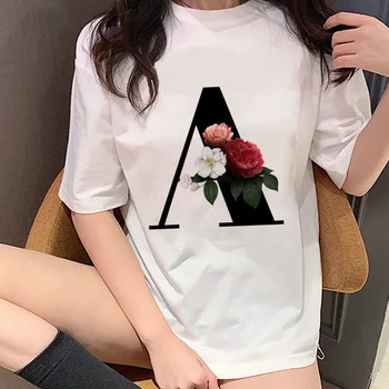 YRYT, новый летний модный женский топ с короткими рукавами, футболка с надписью 26 Изображение