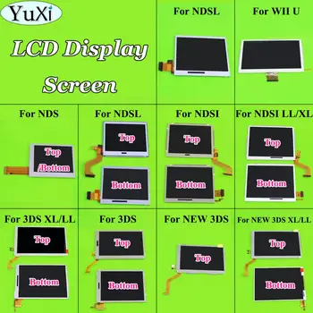 YuXi Верхний Нижний Верхний Нижний ЖК-дисплей для DS lite для NDS i L для Новой игровой консоли 3DS XL LL ЖК-экраны Изображение