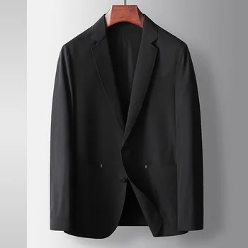 Z139-новая повседневная ветровка, мужской свободный костюм средней длины, верхняя мужская куртка Изображение