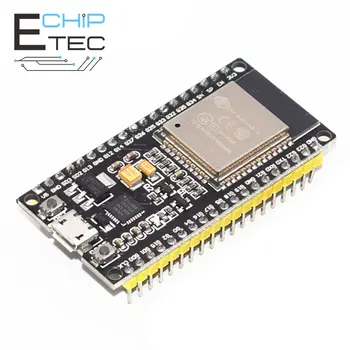 Бесплатная доставка, 1 шт. Плата разработки ESP32, Wi-Fi + Bluetooth, сверхнизкое энергопотребление, двухъядерный модуль ESP-32 для Arduino Изображение