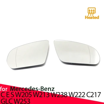 Боковое Электрическое Широкоугольное Зеркало Заднего Вида С Подогревом Для Mercedes-Benz C E S GLC W205 W213 W238 W222 C217 C253 X205 X253 Изображение