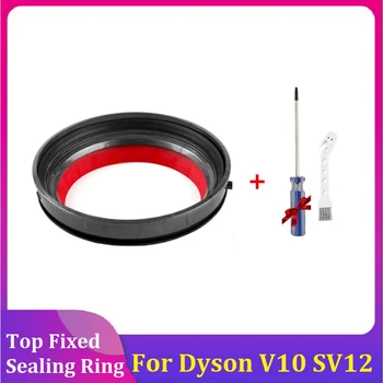 Верхнее уплотнительное кольцо для пылесборника с отверткой для аксессуаров пылесоса Dyson V10 SV12 Изображение