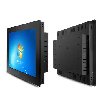 Встроенный промышленный мини-планшетный ПК с пряжкой 10,4 дюйма, универсальный компьютер с резистивным сенсорным экраном и Wi-Fi для Win10 1024* 768 Изображение
