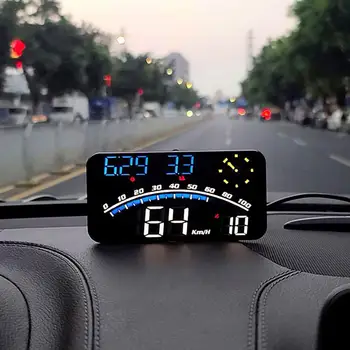 Датчик высоты Универсальный проектор на лобовое стекло Автомобильный HUD спидометр Прочный стабильный датчик скорости Изображение