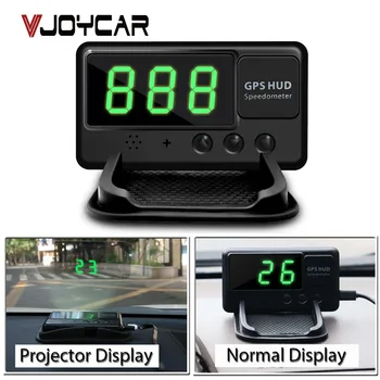 Дисплей Hud Автомобильный GPS проектор скорости, лобовое стекло, дисплей Heads Up, Универсальный для легкового пикапа SUV, лучше, чем дисплей OBD OBD2 Изображение