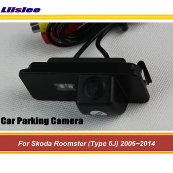 Для Skoda Roomster 5J 2006-2010 2011 2012 2013 2014 Аксессуары Для камеры заднего вида HD CCD NTSC RAC Интегрированный Комплект Видеорегистраторов Изображение