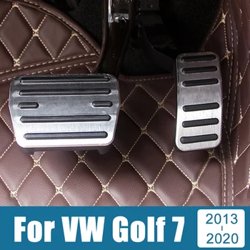 Для Volkswagen VW Golf 7 MK7 2013 2014 2015 2016 2017 2018 2019 Автомобильная Ножная Топливная Педаль Акселератора Педали Тормоза Сцепления Нескользящая Накладка Изображение