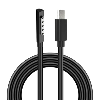 Долговечность Кабель для зарядки от поверхности к USB C Шнур Питания для компьютера Surface 1 2RT 150 см Провода питания Изображение