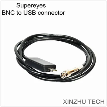 Запасные части для цифрового микроскопа Supereyes, соединительный кабель BNC к USB, аналогово-цифровой кабель и камера BNC для подключения компьютера к USB Изображение