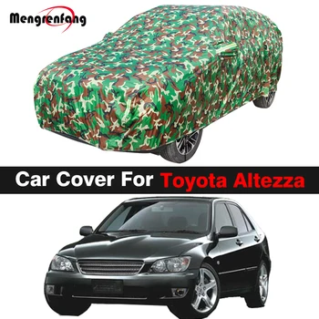 Камуфляжный водонепроницаемый автомобильный чехол для Toyota Altezza, Солнцезащитный козырек, Защита от Ультрафиолета, Защита от дождя, Снега, Пыли, Ветрозащитный Авто чехол Изображение