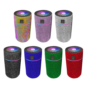Красочные Крутые мини-увлажнители воздуха со светодиодной подсветкой, USB-увлажнители воздуха, ультразвуковые увлажнители воздуха, портативный диффузор, прямая поставка Изображение