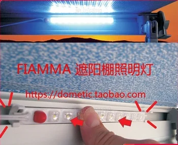 Лампа освещения тента FIAMMA, солнцезащитный козырек, светодиодная лампа, поясная водонепроницаемая лампа с модификацией RV Изображение