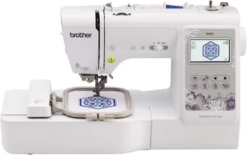 Летняя скидка 50% на швейно-вышивальную машину Brother SE600, 80 рисунков, 103 встроенных стежка Изображение