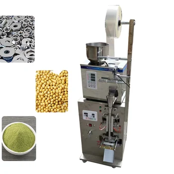 Машина для наполнения и упаковки зерновых в гранулах и порошке для закусок весом 1-100 г/Автоматическая машина для запайки с обратной стороны Изображение