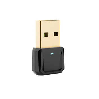 Мини USB Bluetooth 5,0 адаптер аудио передатчик приемник для компьютера ПК принтер Изображение