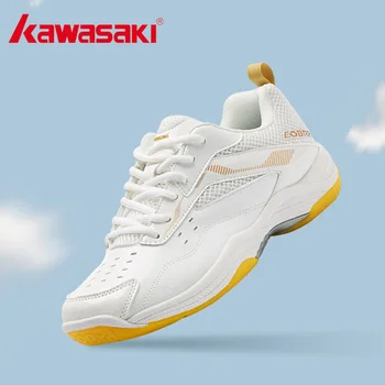 Мужская обувь для бадминтона Kawasaki, профессиональная спортивная обувь для женщин, дышащие кроссовки для корта в помещении K-086 Изображение