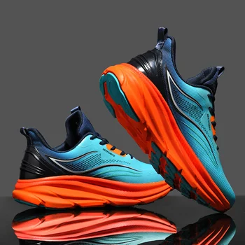 Мужские Дизайнерские кроссовки Для мужчин, Размер 39-46 MD, Мужские кроссовки для бега, Спортивная мужская обувь с воздушной сеткой, Большие размеры, Амортизирующие мужские Кроссовки 11 Изображение