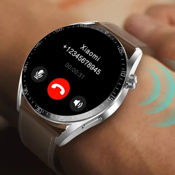 Мужские Смарт-часы с Круглым Разъемом Bluetooth, Отвечающие На звонки, Спортивные Часы 100 + Для Samsung Galaxy sA10 A20E A30 A40 A50 A70 M11 M21 M31 Изображение