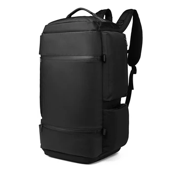Мужской Рюкзак OZUKO, многофункциональный USB-зарядка для ноутбука, Портативный спортивный рюкзак для путешествий на открытом воздухе, Рюкзак Большой емкости, сумка для обуви Изображение