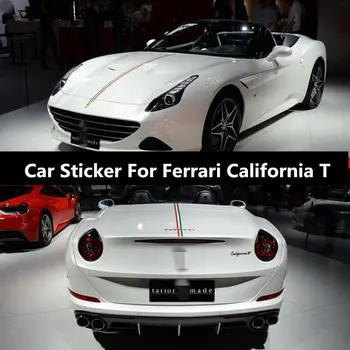Наклейка на спортивный автомобиль, Внешняя отделка двери кузова, Модифицированная наклейка для Ferrari California T, наклейка на задний капот Изображение