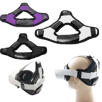Новый Удобный Нескользящий ремешок На голову, Поролоновая Мягкая Накладка Для Гарнитуры Oculus Quest 2 VR, Подушка Для Крепления Повязки На голову, Аксессуары для виртуальной Реальности Изображение