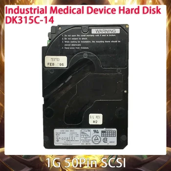 Оригинальный жесткий диск промышленного медицинского устройства DK315C-14 для жесткого диска HItachi 1G 50Pin SCSI Работает идеально Быстрая доставка Изображение