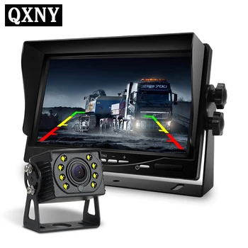Резервная камера заднего вида для грузовика ночного видения 7-дюймовый ЖК-монитор автомобиля Идеально подходит для DVD-дисплея для парковки автобусов RV Видеонаблюдение Изображение