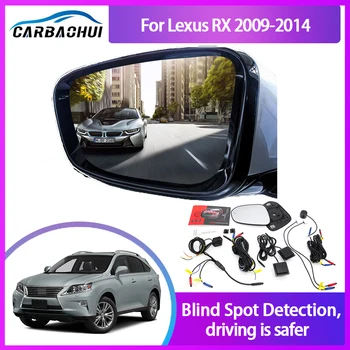 Система обнаружения Радара с Зеркалом слепой зоны для Lexus RX RX450 RX200T RX300 4WD 2009-2014 BSD Microwave Blind Monitoring Assistant Изображение