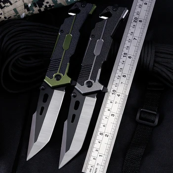 Складной нож Со стальным лезвием, Тактический Военный Нож для выживания, Открытый Нож для самообороны, Охотничьи карманные ножи, Инструменты для кемпинга, Острые Изображение