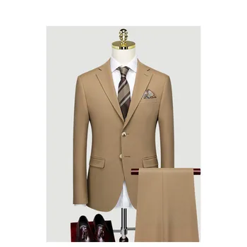 Сшитое на заказ Свадебное платье Жениха, Блейзер, брюки, деловые классические брюки SA05-71599 Изображение