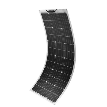 Тонкопленочная гибкая солнечная панель Sunpower мощностью 160 Вт 12 В для зарядки автомобиля на колесах Изображение