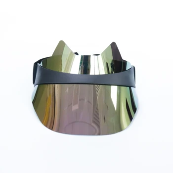 Уличная Солнцезащитная шляпа цвета Шампанского Унисекс с защитой от ультрафиолета, Солнцезащитный козырек Изображение