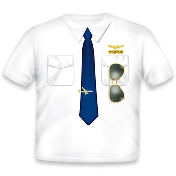 Футболки Pilot, Мужская униформа для Косплея, Пуловер, Уличная одежда с круглым вырезом в стиле хип-хоп, Camiseta, подарок Изображение